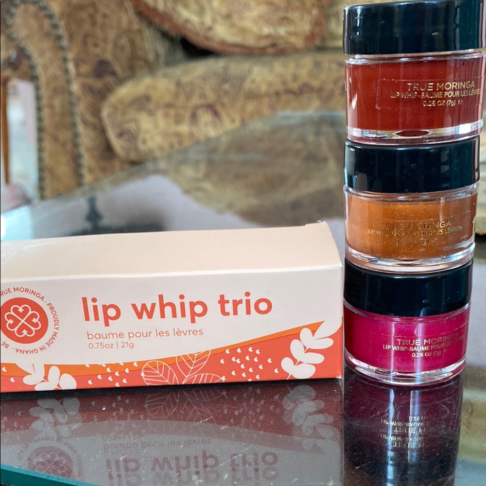Vibrant Orange and Red Lip Balm & Gloss Collection